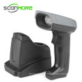 1D CCD barcode cordless handheld scanner wireless bar code readers with base